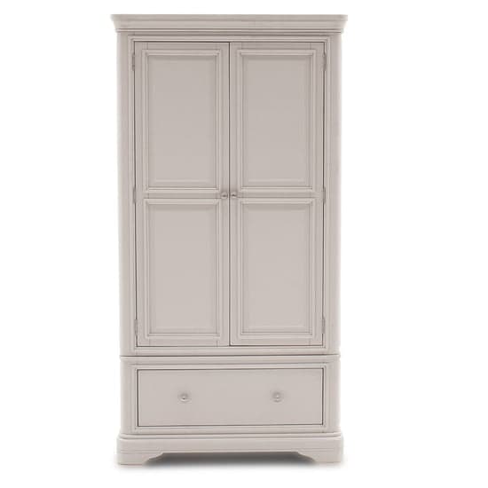 Macon Wooden Wardrobe With 2 Doors In Taupe_2