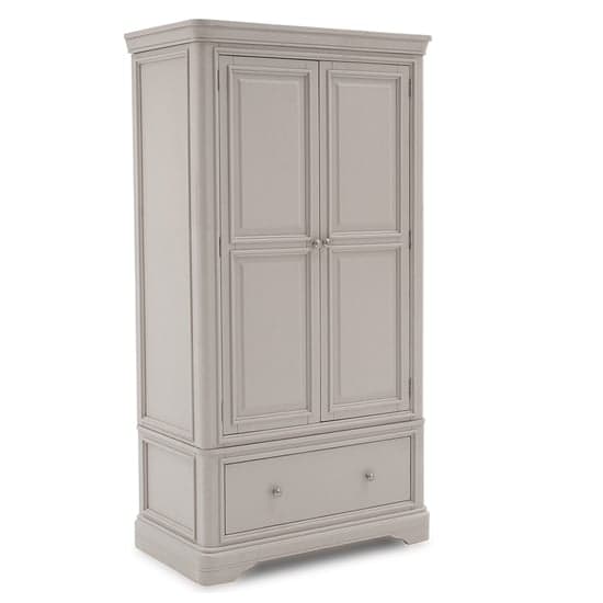 Macon Wooden Wardrobe With 2 Doors In Taupe_1