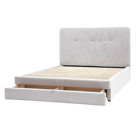 Madera Fabric King Size Bed With Storage In Taupe_2
