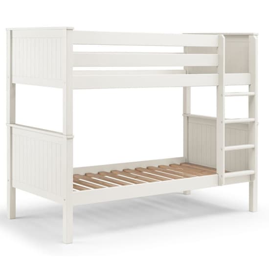 Madge Wooden Bunk Bed In Surf White Furniture in Fashion