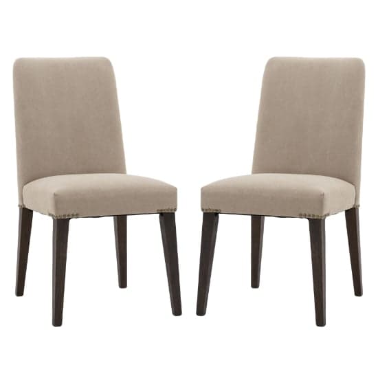 Madisen Grey Fabric Dining Chairs In Pair_1