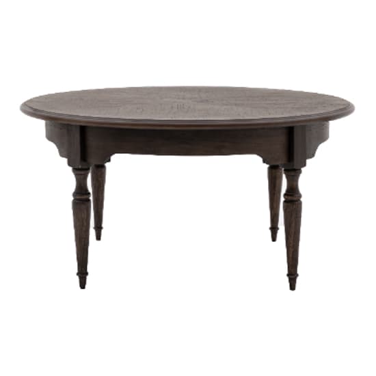 Madisen Round Wooden Coffee Table In Coffee_4