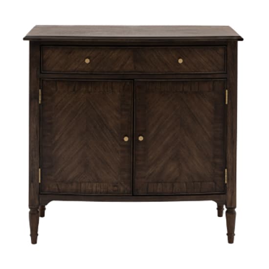 Madisen Wooden Sideboard With 2 Doors And 1 Drawer In Coffee_3