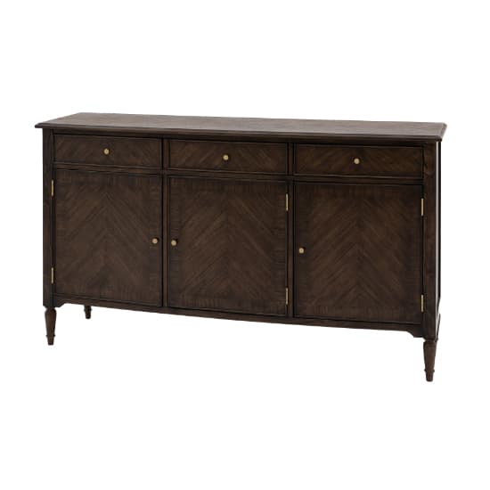Madisen Wooden Sideboard With 3 Doors And 3 Drawers In Coffee_3