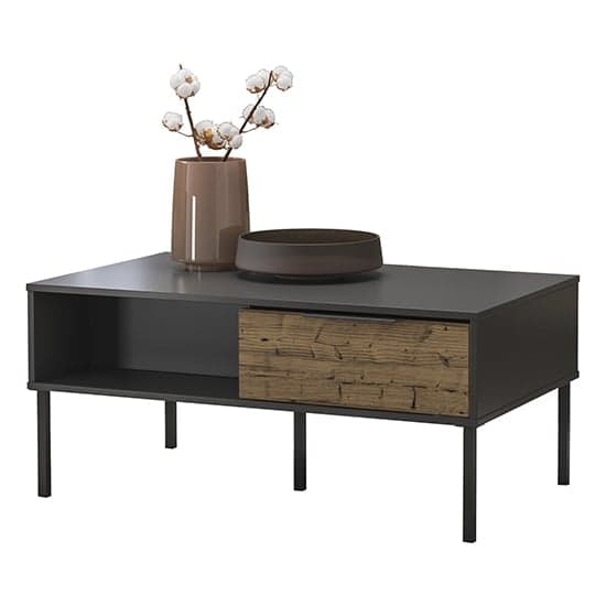 Madric Wooden Coffee Table In Black And Acacia Effect_2