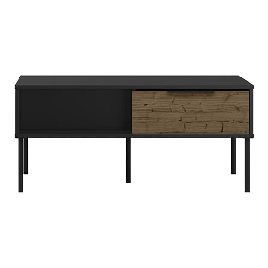 Madric Wooden Coffee Table In Black And Acacia Effect_4