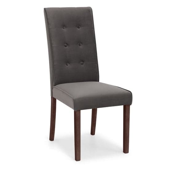 Maaike Grey Velvet Dining Chair In Pair_2