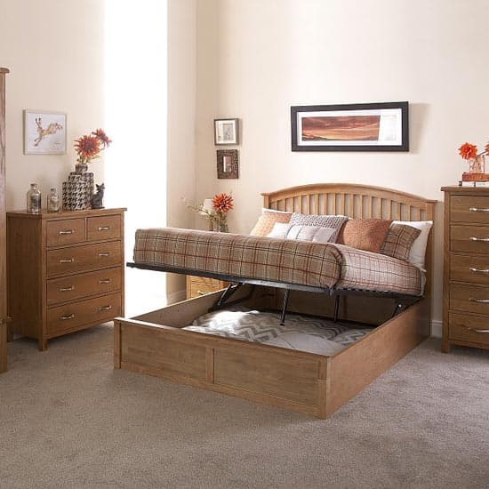 Millom Ottoman Wooden King Size Bed In Natural Oak_4