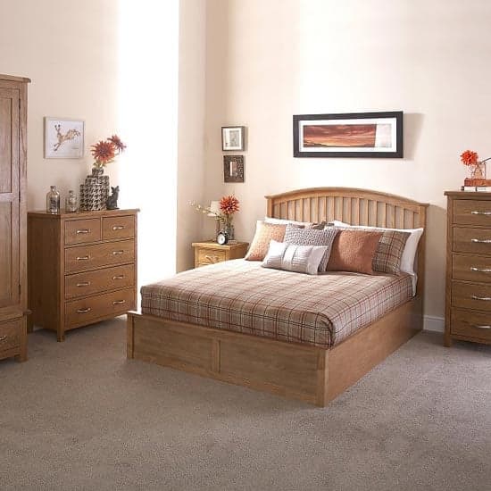 Millom Ottoman Wooden Double Bed In Natural Oak_1