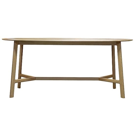 Madrina Oval Wooden Dining Table In Oak_2