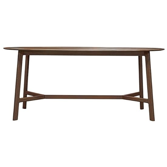 Madrina Oval Wooden Dining Table In Walnut_2