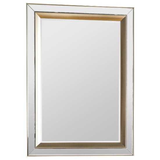 Madrina Rectangular Wall Mirror In Gold Frame_2