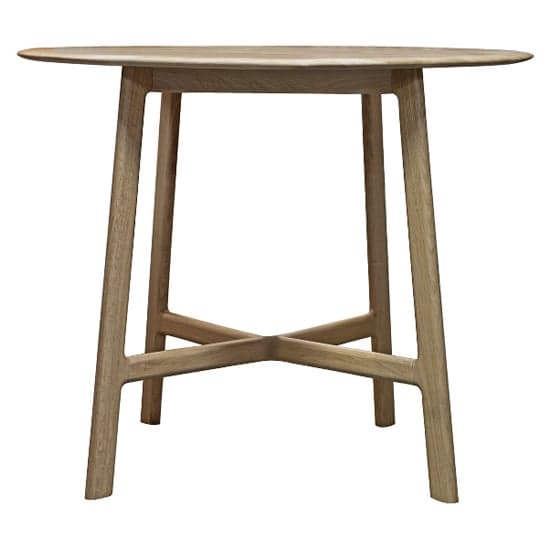 Madrina Round Wooden Dining Table In Oak_2
