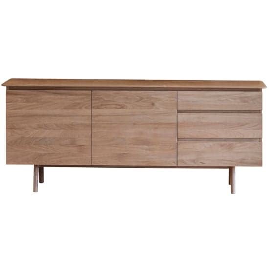 Madrina Wooden Sideboard With 2 Doors And 3 Drawers In Oak_2