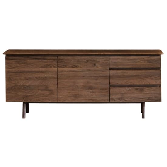 Madrina Wooden Sideboard With 2 Doors And 3 Drawers In Walnut_2