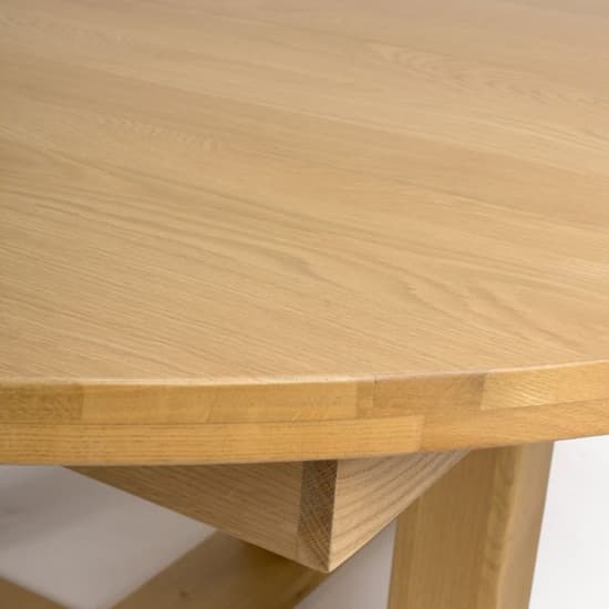 Magna Round Wooden Dining Table In Oak_3
