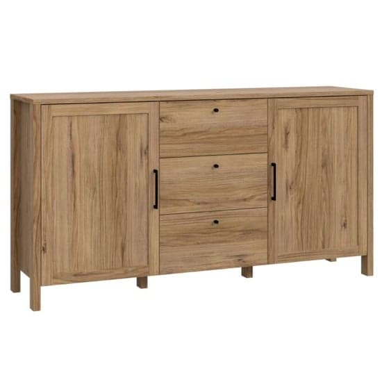 Mahon Wooden Sideboard With 2 Doors 3 Drawers In Waterford Oak_2