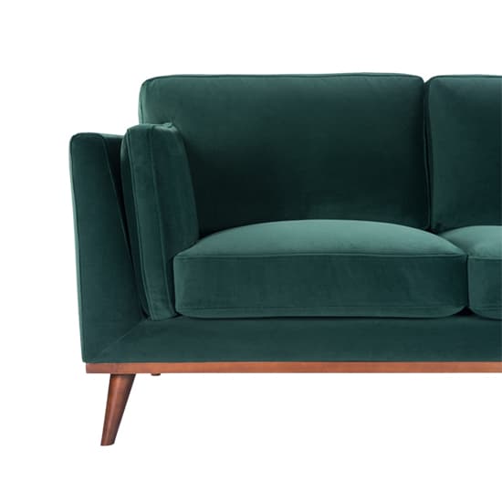 Maili Velvet 2 Seater Sofa In Emerald Green_5