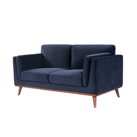 Maili Velvet 2 Seater Sofa In Midnight Blue_2
