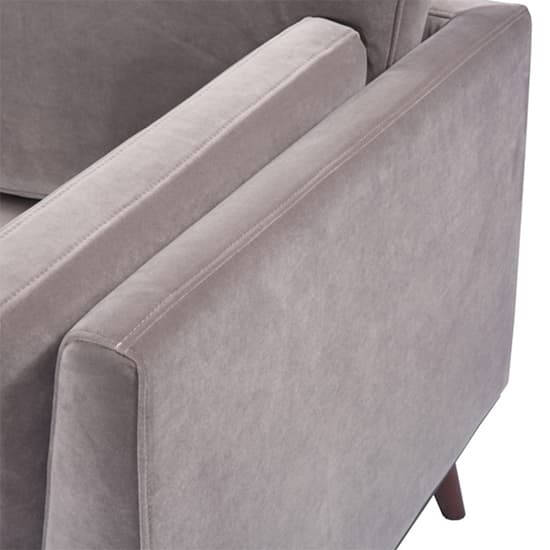 Maili Velvet 2 Seater Sofa In Stone Grey_7