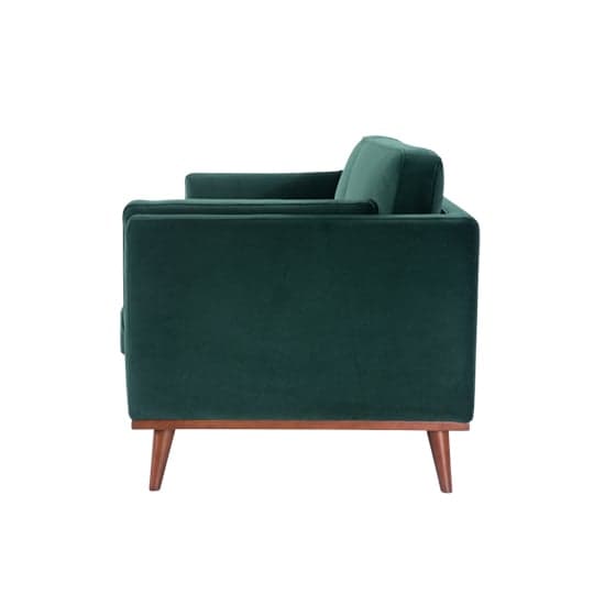 Maili Velvet 3 Seater Sofa In Emerald Green_2