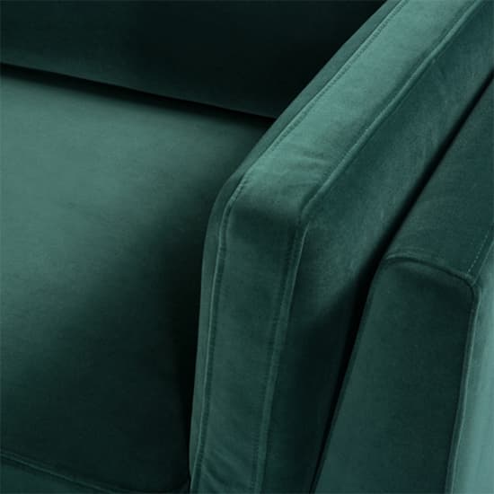 Maili Velvet 3 Seater Sofa In Emerald Green_8
