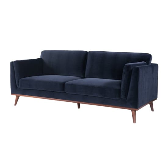 Maili Velvet 3 Seater Sofa In Midnight Blue_2