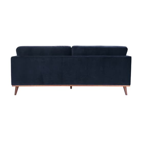 Maili Velvet 3 Seater Sofa In Midnight Blue_4