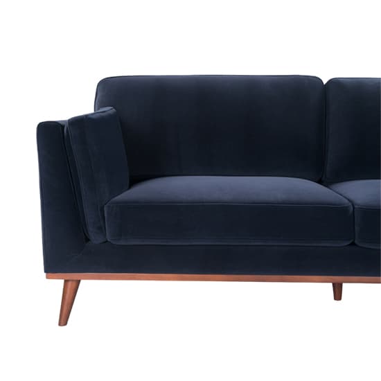 Maili Velvet 3 Seater Sofa In Midnight Blue_5
