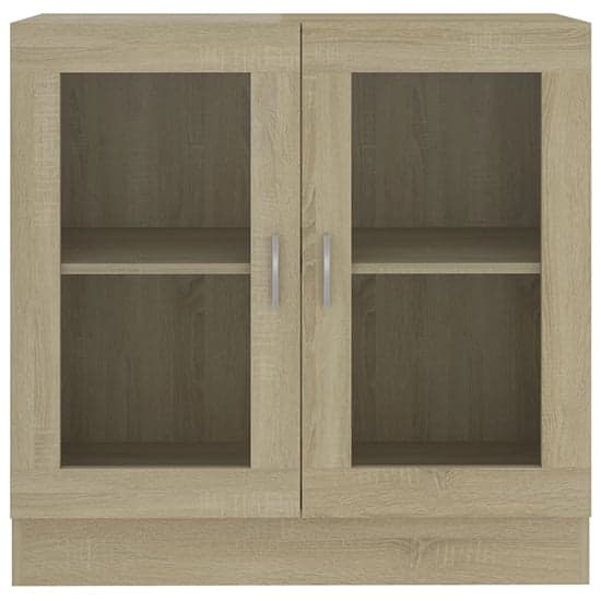 Maili Wooden Display Cabinet With 2 Doors In Sonoma Oak_3