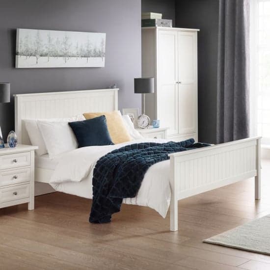 Madge Wooden Double Bed In Surf White_1