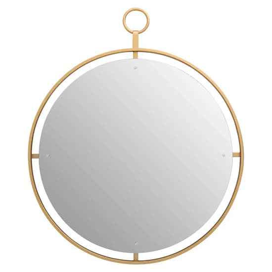 Mainz Wall Mirror With Gold Metal Ring_1