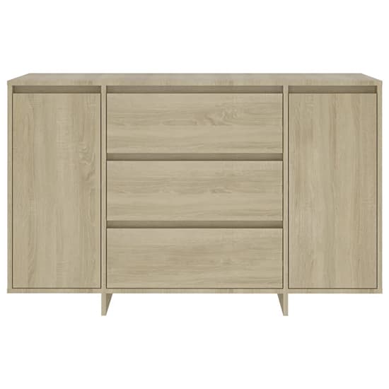 Maisa Wooden Sideboard With 2 Doors 3 Drawers In Sonoma Oak_5