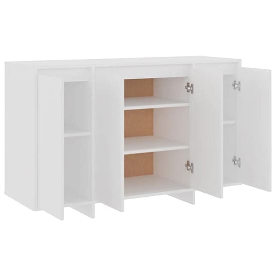 Maisa Wooden Sideboard With 4 Doors In White_4