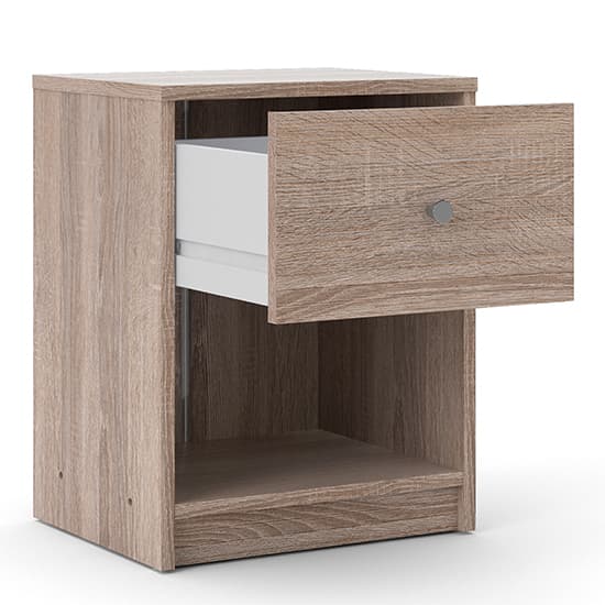 Maiton Bedside Cabinet With 1 Drawer In Truffle Oak_4