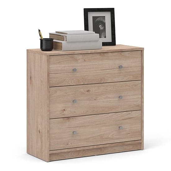 Maiton Wooden Chest Of 3 Drawers In Jackson Hickory Oak_2