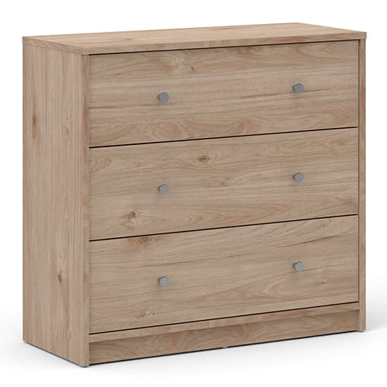 Maiton Wooden Chest Of 3 Drawers In Jackson Hickory Oak_4