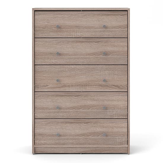 Maiton Wooden Chest Of 5 Drawers In Truffle Oak_5