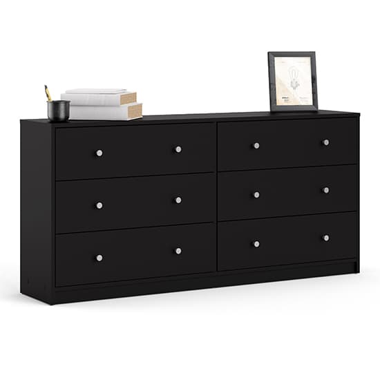 Maiton Wooden Chest Of 6 Drawers In Black_2