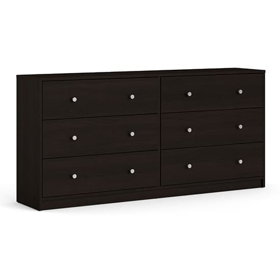 Maiton Wooden Chest Of 6 Drawers In Coffee_3
