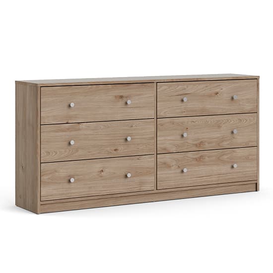 Maiton Wooden Chest Of 6 Drawers In Jackson Hickory Oak_3