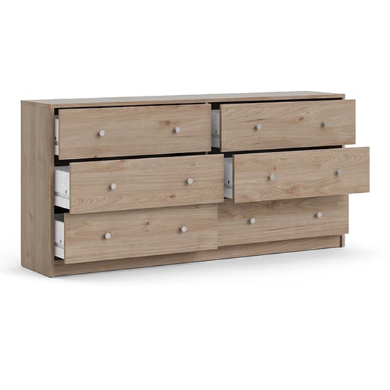 Maiton Wooden Chest Of 6 Drawers In Jackson Hickory Oak_4