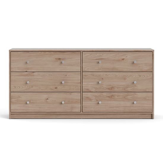 Maiton Wooden Chest Of 6 Drawers In Jackson Hickory Oak_5