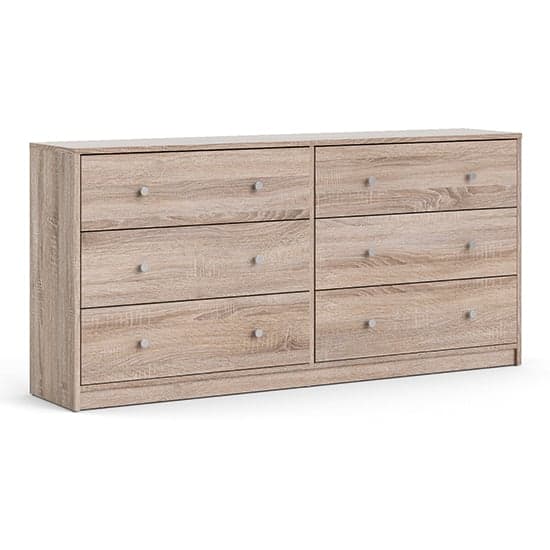 Maiton Wooden Chest Of 6 Drawers In Truffle Oak_3