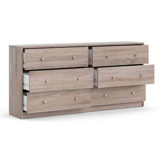 Maiton Wooden Chest Of 6 Drawers In Truffle Oak_4