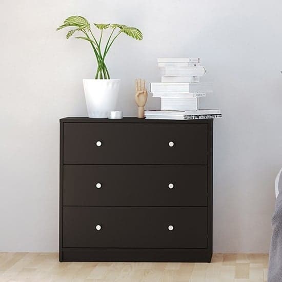 Maiton Wooden Chest Of 3 Drawers In Black_1