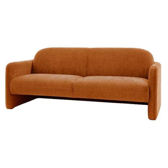 Majuro Fabric 3 Seater Sofa In Amber_2