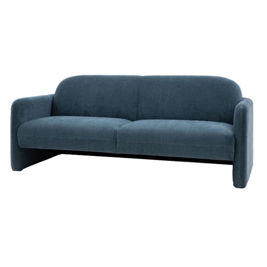 Majuro Fabric 3 Seater Sofa In Blue_5