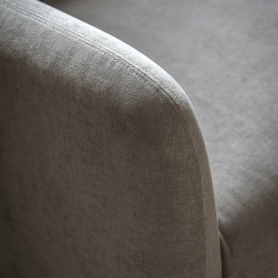 Majuro Fabric 3 Seater Sofa In Grey_2