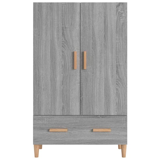Makula Wooden Highboard With 2 Door 1 Drawer In Grey Sonoma Oak_4